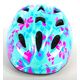Volare Kinder Fietshelm Groen Roze Bloemetjes  XS 47-51 cm extra klein model
