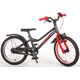 Volare Blaster Kinderfiets - Jongens - 16 inch  - Zwart Rood - Prime Collection
