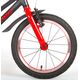 Volare Blaster Kinderfiets - Jongens - 16 inch  - Zwart Rood - Prime Collection