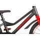 Volare Blaster Kinderfiets - Jongens - 16 inch  - Zwart Rood - Prime Collection