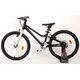 Volare Dynamic Kinderfiets - Jongens - 20 inch - Mat Zwart - 2 Handremmen - 7 Versnellingen - Prime Collection