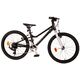 Volare Dynamic Kinderfiets - Jongens - 20 inch - Mat Zwart - 2 Handremmen - 7 Versnellingen - Prime Collection