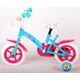 Ocean Kinderfiets - Unisex - 10 inch - Roze Blauw - Doortrapper