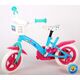 Ocean Kinderfiets - Unisex - 10 inch - Roze Blauw - Doortrapper