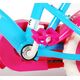Ocean Kinderfiets - Unisex - 10 inch - Roze Blauw - Doortrapper