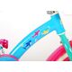 Ocean Kinderfiets - Unisex - 10 inch - Roze Blauw - Doortrapper