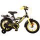 Volare Thombike Kinderfiets - Jongens - 12 inch - Zwart Geel - Twee Handremmen