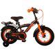 Volare Thombike Kinderfahrrad – Jungen – 12 Zoll – Schwarz Orange – Zwei Handbremsen