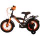Volare Thombike Kinderfahrrad – Jungen – 12 Zoll – Schwarz Orange – Zwei Handbremsen