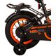 Volare Thombike Kinderfahrrad – Jungen – 12 Zoll – Schwarz Orange – Zwei Handbremsen
