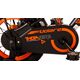 Volare Thombike Kinderfahrrad – Jungen – 12 Zoll – Schwarz Orange – Zwei Handbremsen