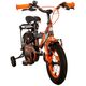 Volare Thombike Kinderfahrrad – Jungen – 12 Zoll – Schwarz Orange – Zwei Handbremsen