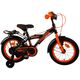 Volare Thombike Kinderfahrrad – Jungen – 14 Zoll – Schwarz Orange – Zwei Handbremsen