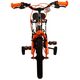 Volare Thombike Kinderfahrrad – Jungen – 14 Zoll – Schwarz Orange – Zwei Handbremsen