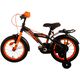 Volare Thombike Kinderfahrrad – Jungen – 14 Zoll – Schwarz Orange – Zwei Handbremsen