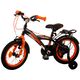 Volare Thombike Kinderfahrrad – Jungen – 14 Zoll – Schwarz Orange – Zwei Handbremsen
