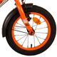 Volare Thombike Kinderfahrrad – Jungen – 14 Zoll – Schwarz Orange – Zwei Handbremsen