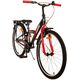 Volare Thombike Kinderfiets - Jongens - 24 inch - Zwart Rood