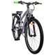Volare Cross Kinderfiets - Jongens - 24 inch - donker Grijs - 18 versnellingen