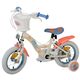 Disney Stitch Kinderfiets - Meisjes - 12 inch - Twee handremmen - Crème Koraal Blauw