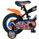 Hot Wheels Kinderfiets - Jongens - 12 inch - Zwart Oranje Blauw - Twee handremmen