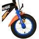 Hot Wheels Kinderfiets - Jongens - 12 inch - Zwart Oranje Blauw - Twee handremmen