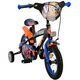 Hot Wheels Kinderfiets - Jongens - 12 inch - Zwart Oranje Blauw - Twee handremmen