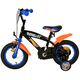 Hot Wheels Kinderfiets - Jongens - 12 inch - Zwart Oranje Blauw