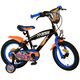 Hot Wheels Kids Bike - Boys - 14 inch - Black Orange Blue
