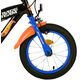 Hot Wheels Kids Bike - Boys - 14 inch - Black Orange Blue