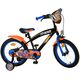 Hot Wheels Kinderfiets - Jongens - 16 inch - Zwart Oranje Blauw - Twee handremmen