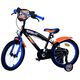 Hot Wheels Kinderfiets - Jongens - 16 inch - Zwart Oranje Blauw - Twee handremmen