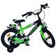 Volare Sportivo børnecykel - Drenge - 14 tommer - Grøn Sort - To håndbremser