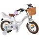 Volare Blossom Kinderfiets - Meisjes - 12 inch - Wit - Twee handremmen