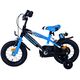 Volare Sportivo Kinderfiets - Jongens - 12 inch - Blauw Zwart - Twee Handremmen