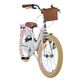 Volare Blossom Kinderfiets - Meisjes - 20 inch - Wit - Twee handremmen