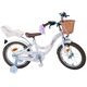 Volare Blossom Kinderfiets - Meisjes - 16 inch - Wit - Twee Handremmen