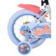 Disney Stitch Kinderfiets - Meisjes - 14 inch - Crème Koraal Blauw - Twee handremmen