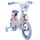 Disney Stitch Kinderfiets - Meisjes - 14 inch - Crème Koraal Blauw - Twee handremmen