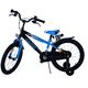 Volare Sportivo Kinderfiets - Jongens - 18 inch - Blauw Zwart - Twee Handremmen