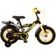 Volare Thombike Kinderfiets - Jongens - 12 inch - Zwart Geel - Twee Handremmen