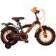 Volare Thombike Kinderfahrrad – Jungen – 12 Zoll – Schwarz Orange – Zwei Handbremsen