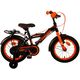 Volare Thombike Kinderfahrrad – Jungen – 14 Zoll – Schwarz Orange – Zwei Handbremsen