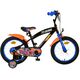 Hot Wheels Kinderfiets - Jongens - 16 inch - Zwart Oranje Blauw - Twee handremmen