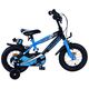 Volare Sportivo Kinderfiets - Jongens - 12 inch - Blauw Zwart - Twee Handremmen