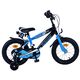 Volare Sportivo Kinderfiets - Jongens - 14 inch - Blauw Zwart - Twee Handremmen